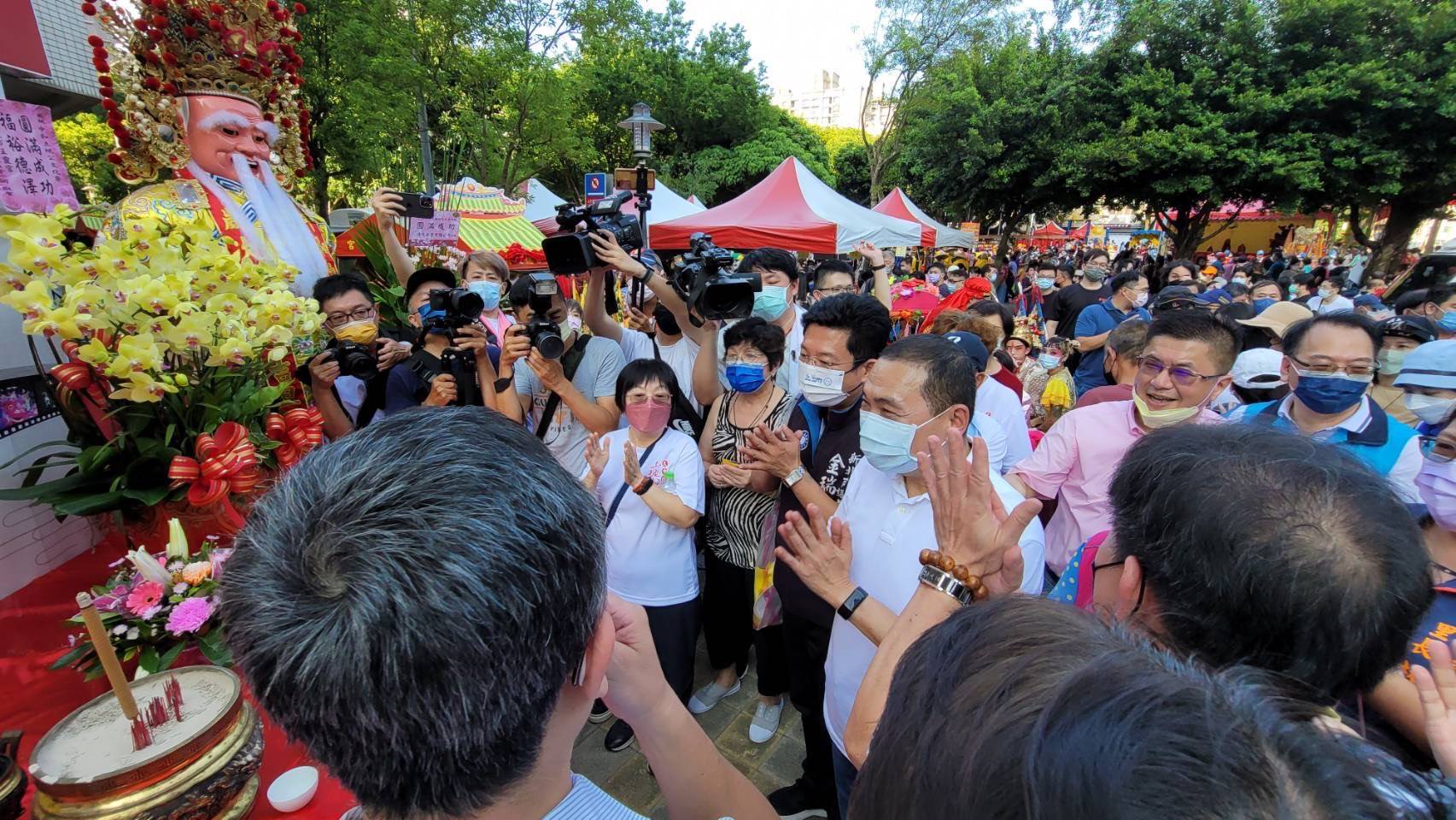 市長為中和祈求好運招福氣