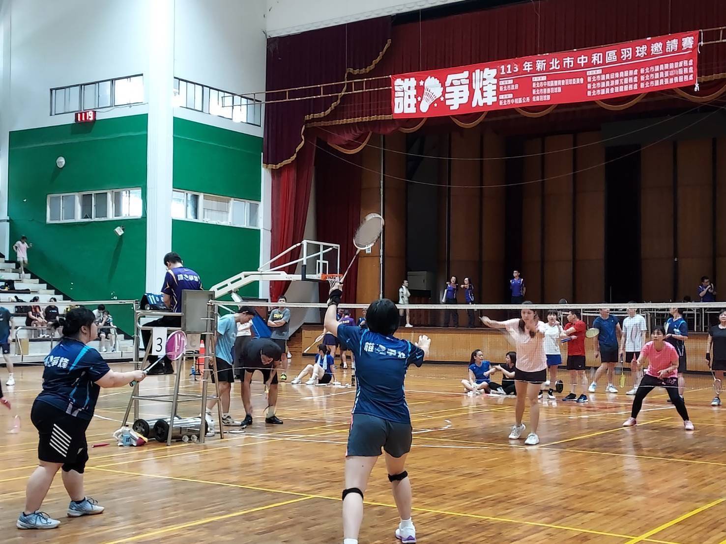 羽球賽女雙比賽