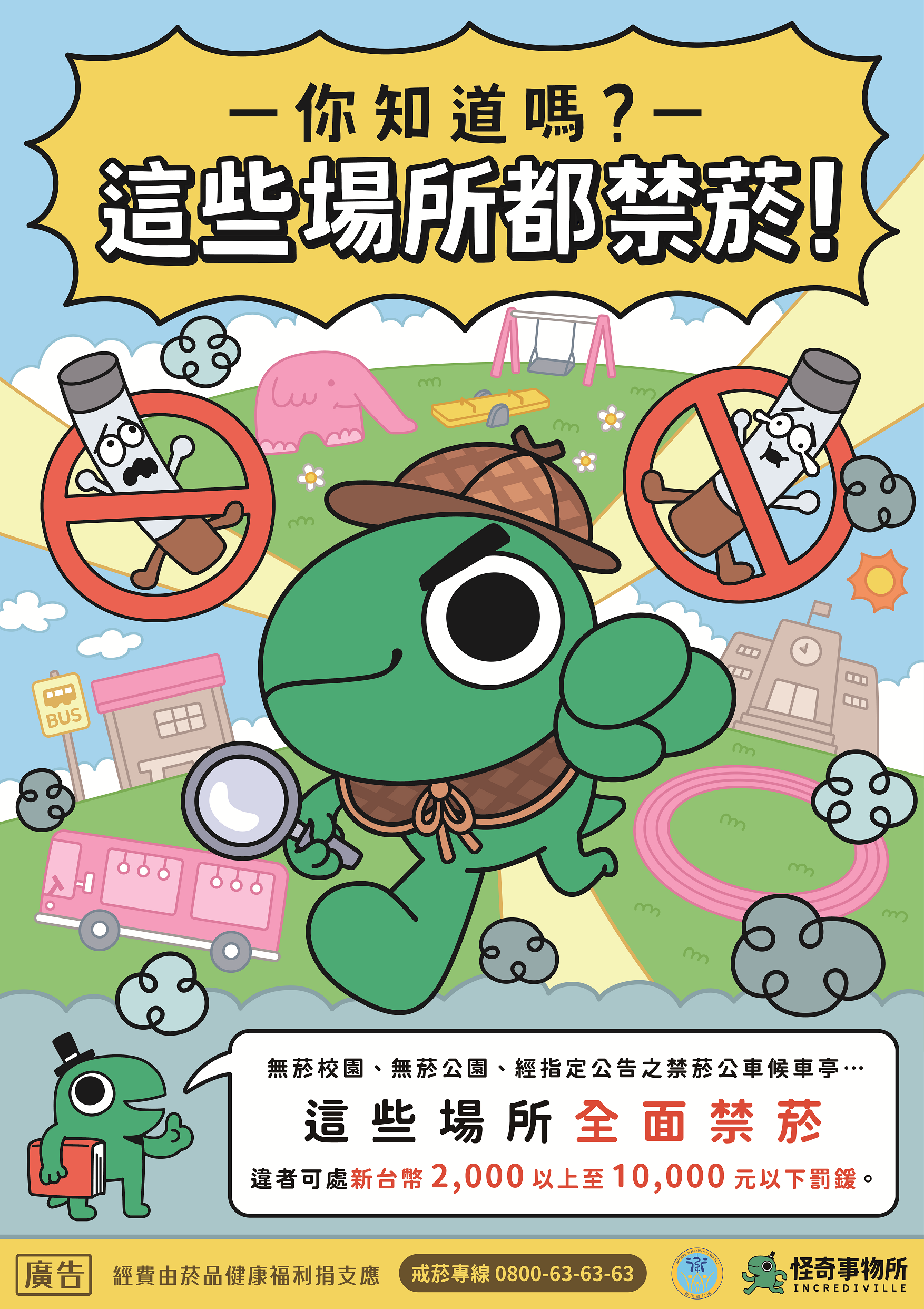 這些場所都禁菸