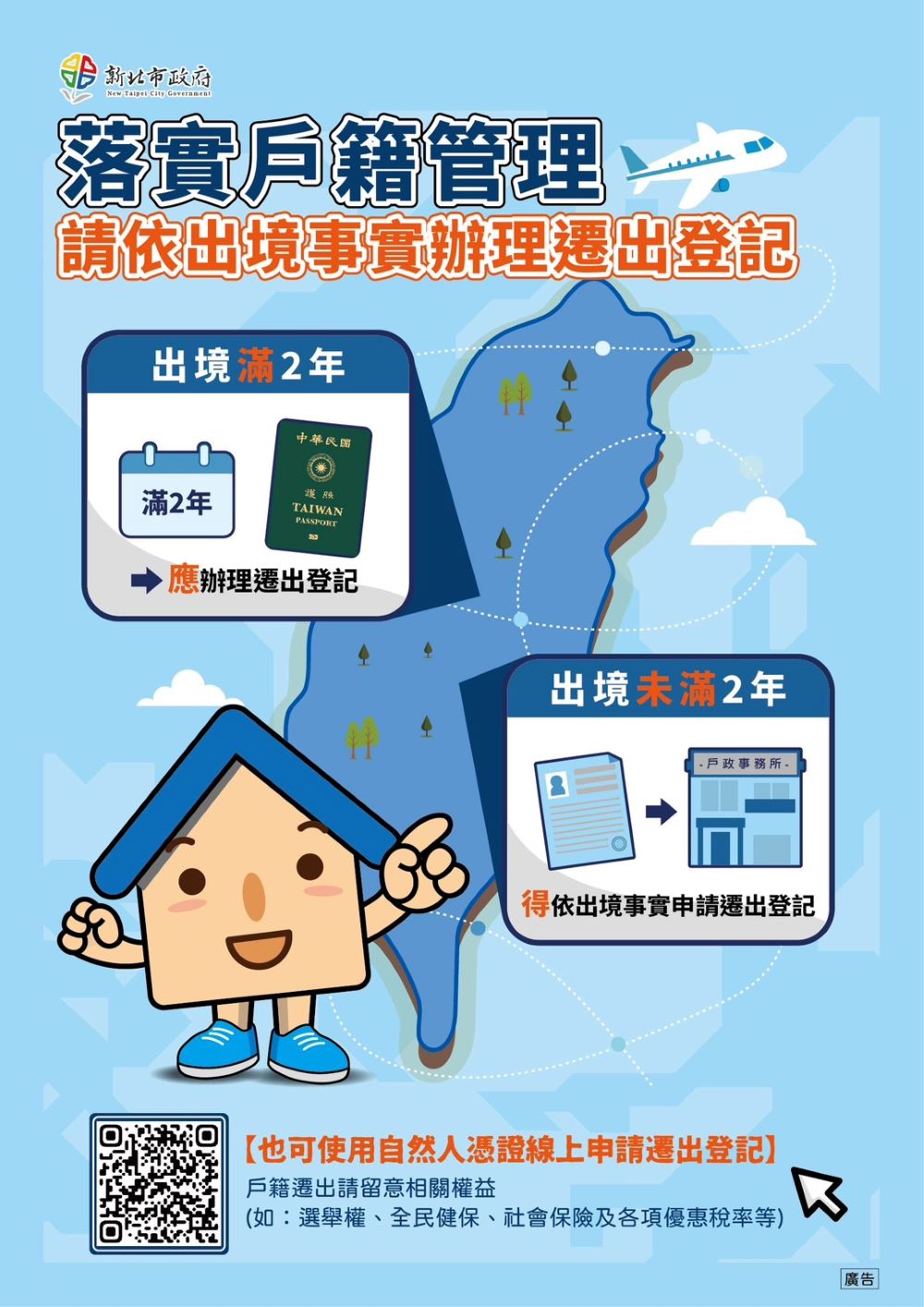 出境遷出登記