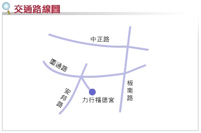 力行福德宮交通路線圖
