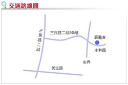 霹靂宮交通路線圖